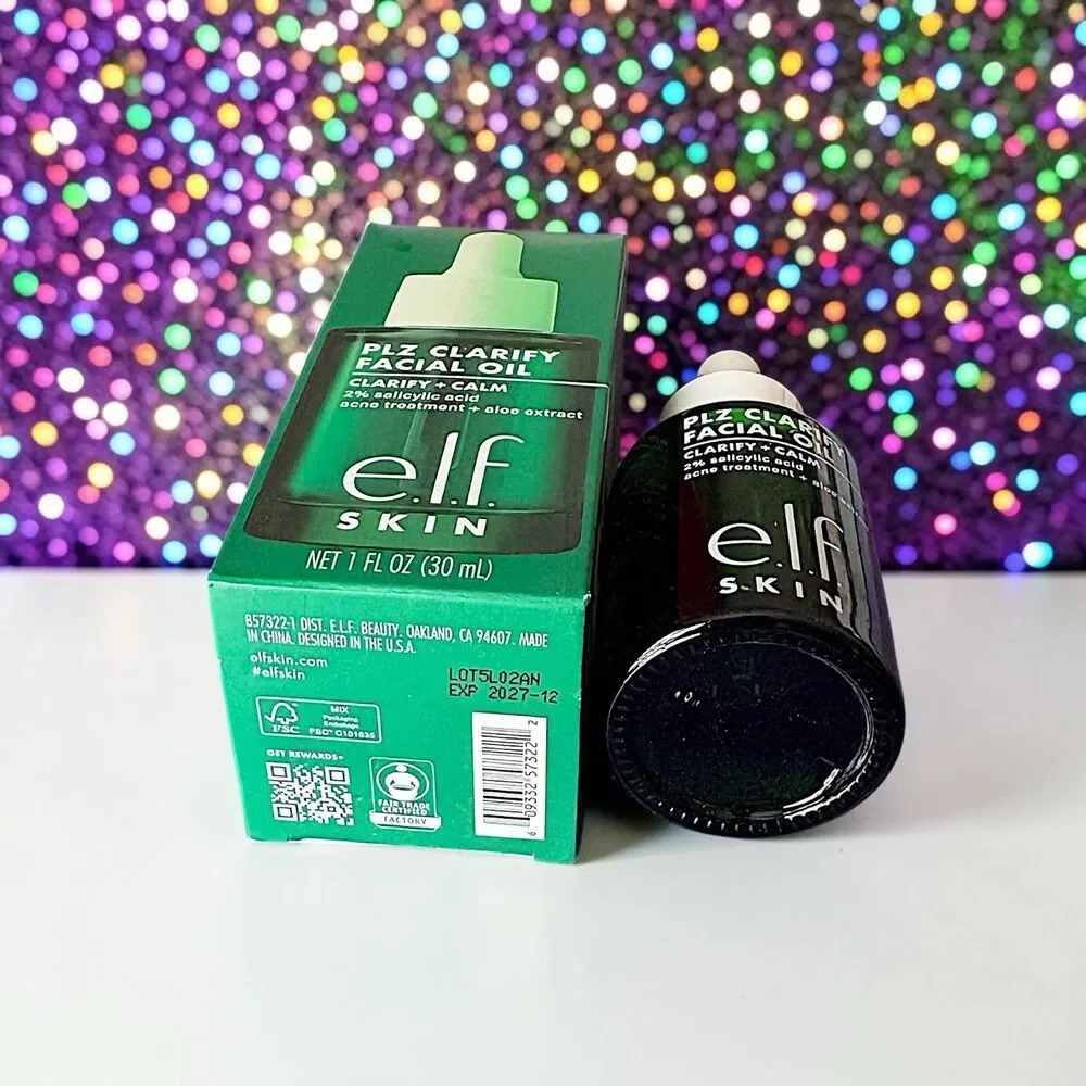 E.L.F. SKIN PLZ Clarify Facial Oil Full Size 1 FL OZ NIB